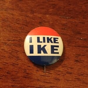 Vintage 'I Like Ike' Campaign Button